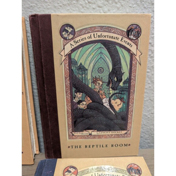 A Series of Unfortunate Events Books 1–4 Lemony Snicket HC Lot Bad Beginning - Picture 14 of 16